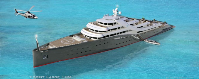 Esprit Large 109 superyacht concept