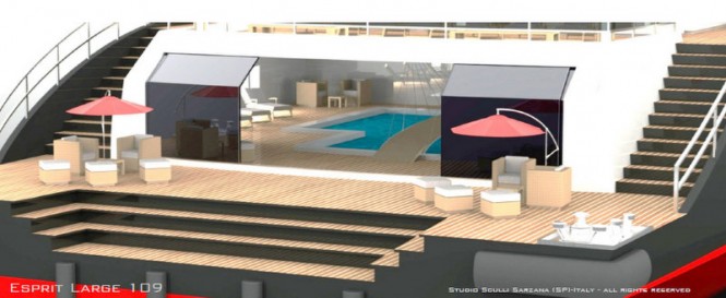 Esprit Large 109 superyacht concept - Exterior