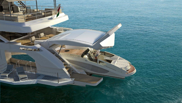 GENESIS Yacht and her WIDER 32' yacht tender