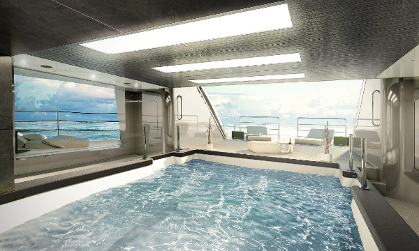 Luxury yacht GENESIS - Beach Club