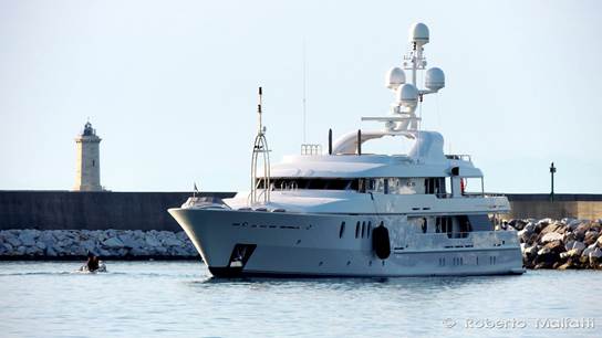 Luxury yacht Seahorse in Livorno - Photo by Roberto Malfatti