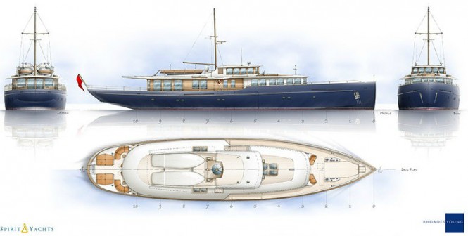 Luxury yacht Spirit Royale 110' concept