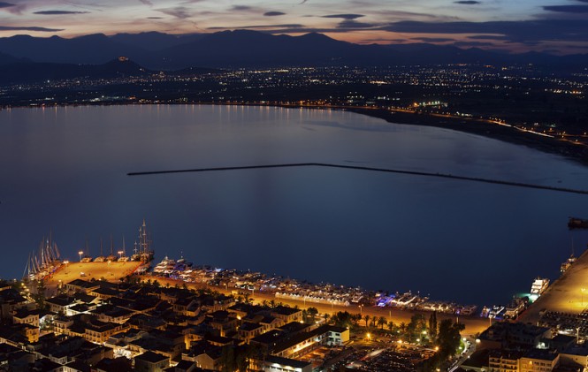 Mediterranean Yacht Show 2015 by night