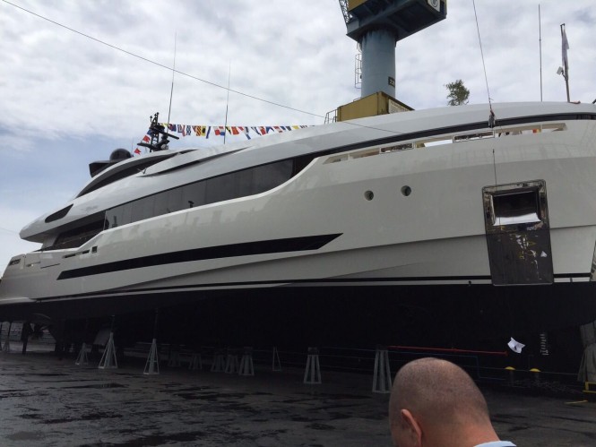Second Columbus Sport Hybrid 40m Yacht at launch