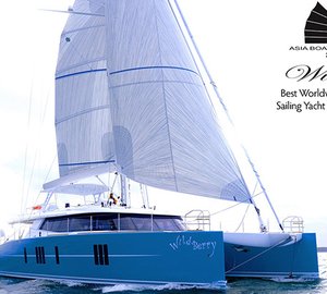 Lovely Sunreef 74 Yacht WildBerry Awarded Best Worldwide Production Sailing Yacht Above 15m