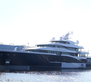 Delivery of mighty 101m Mega Yacht SYMPHONY by FEADSHIP