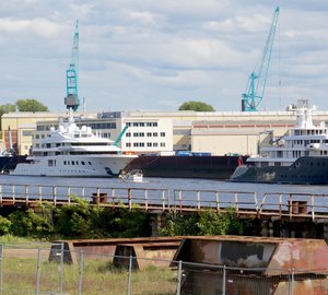 Impressive Lurssen Mega Yachts PHOENIX 2, QUANTUM BLUE and ICE