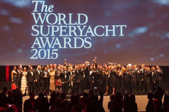 Winners of the World Superyacht Awards 2015 - Image Credit to Mark Sims