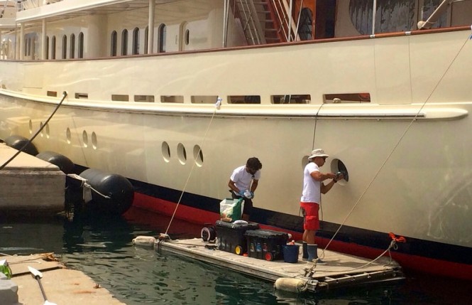 Works on ATHENA Yacht