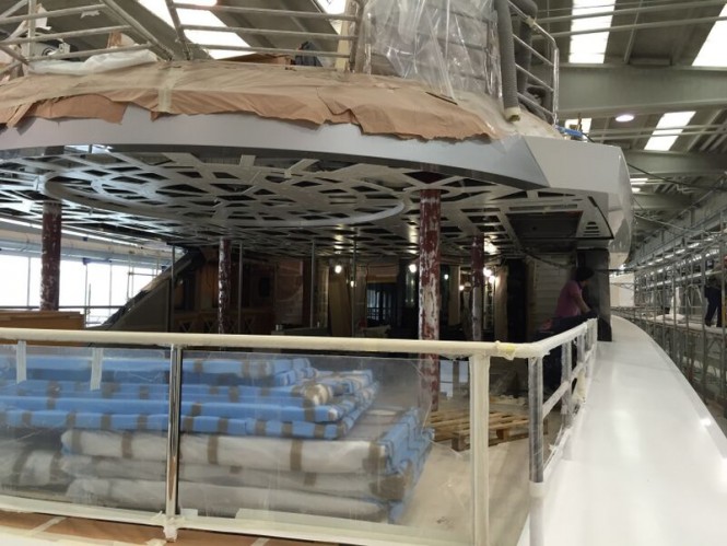 Works on Tankoa superyacht S693