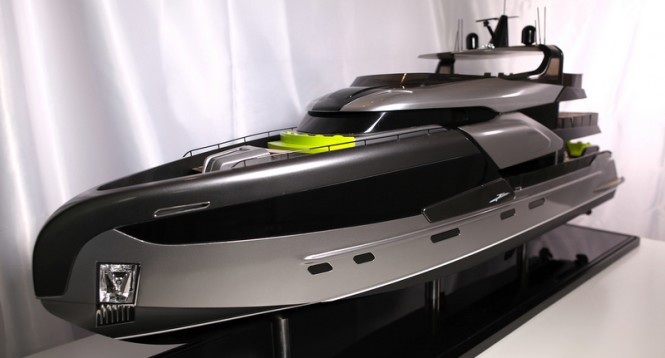 40m DND Luxury Yacht Concept - Scale Model