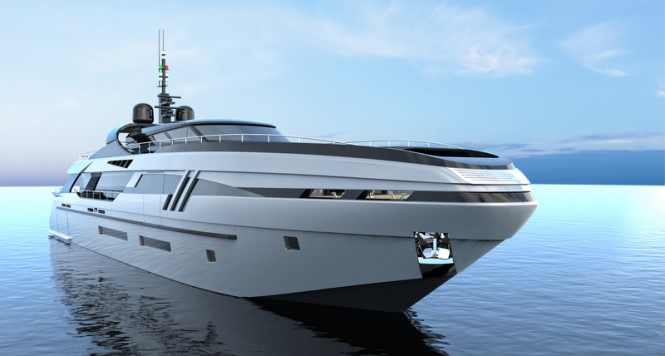 43m super yacht ELDORIS concept by Federico Fiorentino and Eurocraft