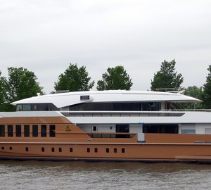 Striking 55m HEESEN Superyacht AZAMANTA in the Netherlands
