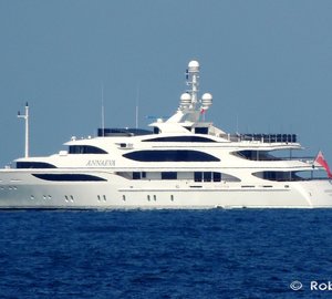 Elegant 56m Benetti Motor Yacht ANNAEVA in Tuscany, Italy