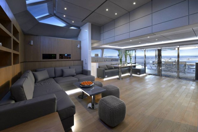 BLUE BELLY Yacht - Saloon