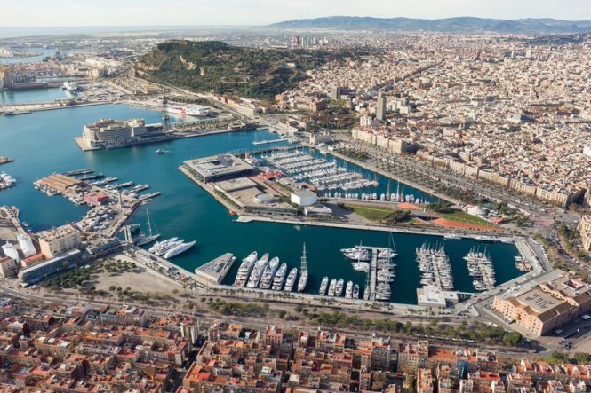 Barcelona and Marina Port Vell