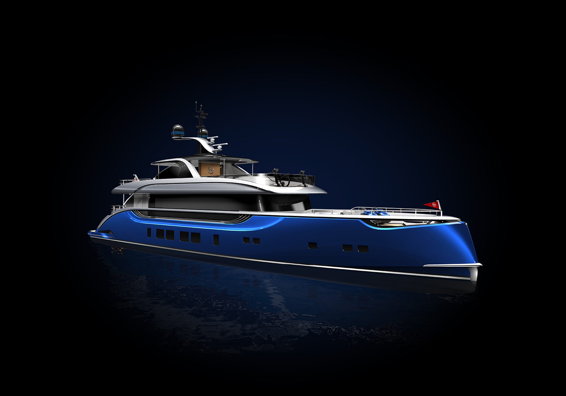 DYNAMIQ D4 Yacht in Bright Atlantic Blue — Yacht Charter & Superyacht News