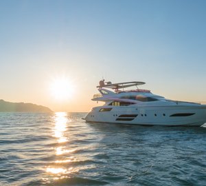 Exterior shots of newly launched Dominator 800/02 Motor Yacht DOLLY