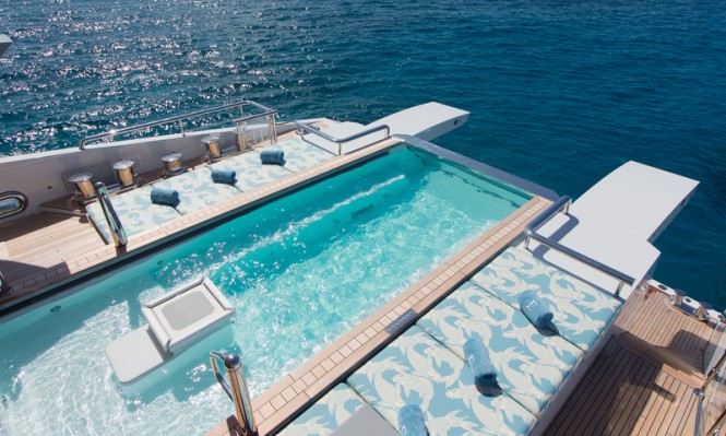ESTER III superyacht - Swimming Pool - Photo by Guillaume Plisson