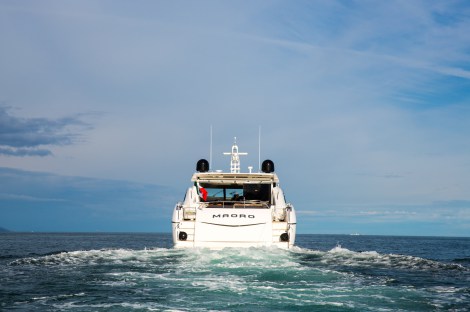 Luxury motor yacht MAORO - aft view