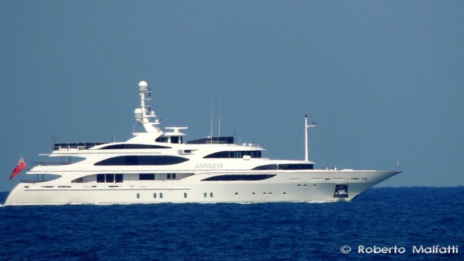 Luxury yacht ANNAEVA - Photo by Roberto Malfatti