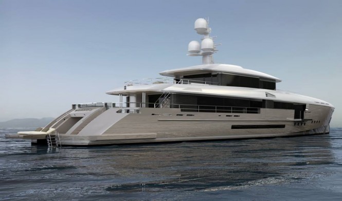 Luxury yacht ENDURANCE 50 - aft view - Photo by Team For Design – by Enrico Gobbi