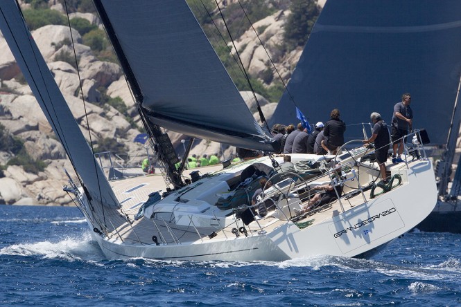 Luxury yacht GRANDE ORAZIO under sail - Photo by Ingrid Abery