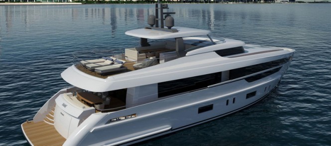 Luxury yacht Mulder 2800 RPH concept - aft view
