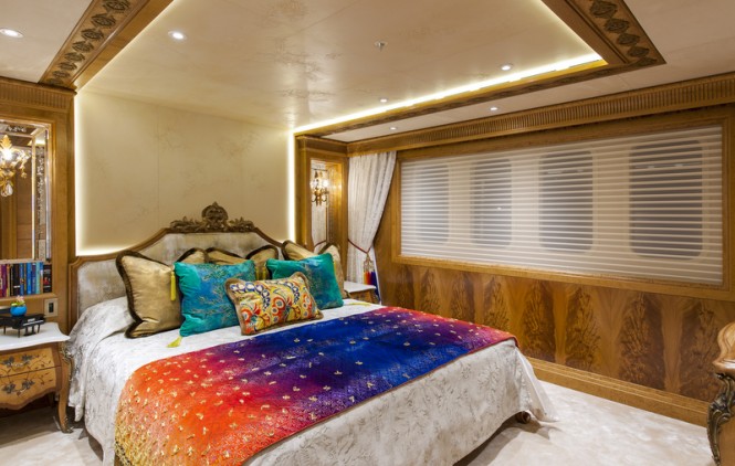 Mega yacht ESTER III - Guest Cabin - Photo by Klaus Jordan