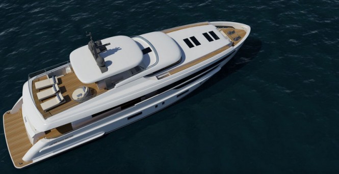 Mulder 2800 RPH Yacht Concept from above