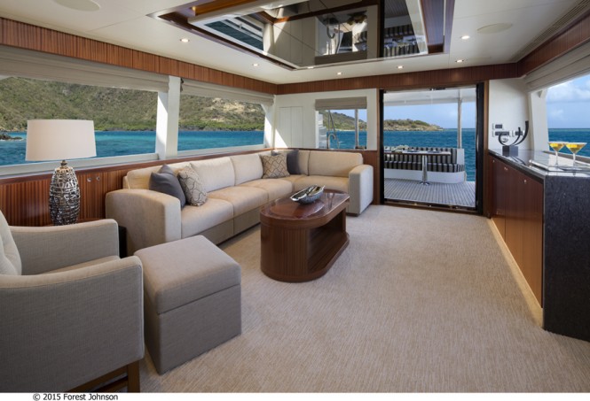 OA 72 Yacht - Custom Interior by Destry Darr - Image by 2015 Forest Johnson