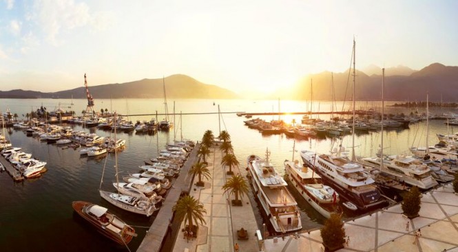 Porto Montenegro nestled in the gorgeous Montenegro yacht charter location