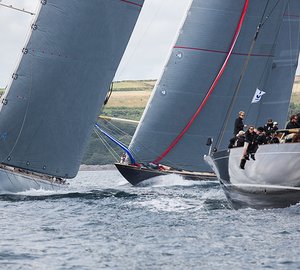 J Class Falmouth Regatta 2015 Overall Victory for Pendennis-refitted Superyacht LIONHEART