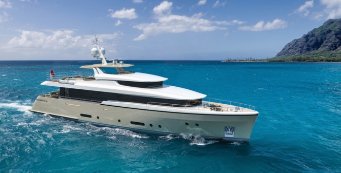 Rendering of the 30m Moonen super yacht MATICA