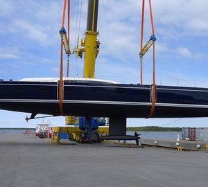 New Sailing Yacht Swan 115-001 S splashes at Nautor’s Swan