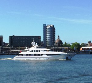 Luxury Yacht SEVEN SINS Ready for the Mediterranean Charter Season Following Bow Extension Refit