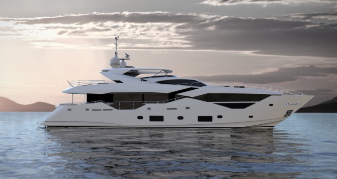 Sunseeker 116 Yacht - side view