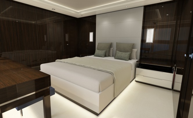 Sunseeker 131 Yacht - Double Guest Cabin