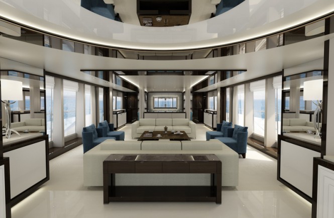 Sunseeker motor yacht '131 Yacht' - Saloon