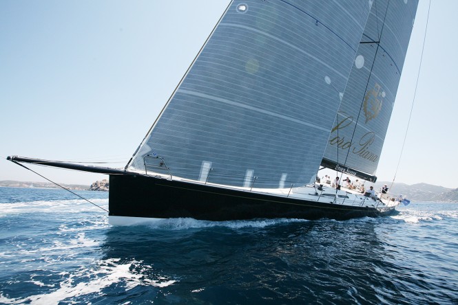 Super yacht MY SONG designed by Nauta under sail - Photo by Ingrid Abery