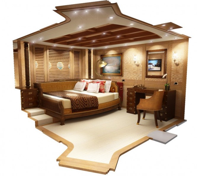 Super yacht Zanziba - Guest Cabin