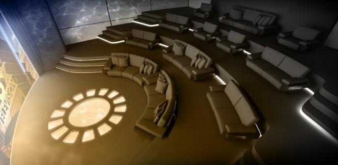 Superyacht FORTISSIMO concept - Cinema