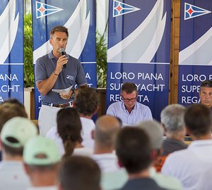 Fleet of Luxury Sailing Yachts ready to start Loro Piana Superyacht Regatta 2015