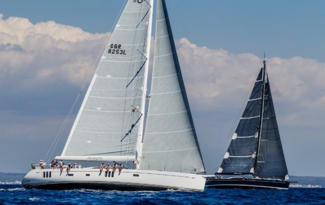 Third Oyster 825 superyacht MAEGAN underway