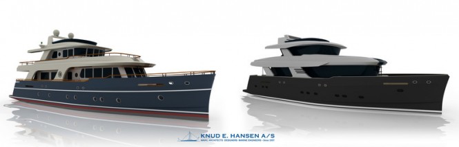 Two 26m Knud E. Hansen-designed Explorer Motor Yachts In Build at Holland Jachtbouw