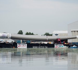 Delivery of World’s Tallest Composite Superyacht Masts by Magma Structures