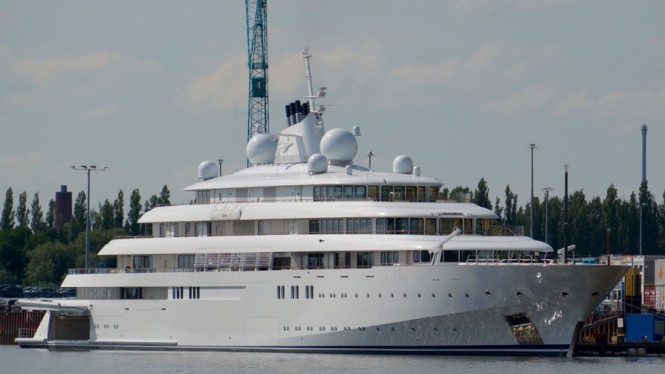 123m LURSSEN mega yacht GOLDEN ODYSSEY - Photo by DrDuu