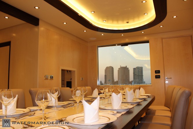 30,35m Dhow Superyacht at the Pearl Marina in Doha 