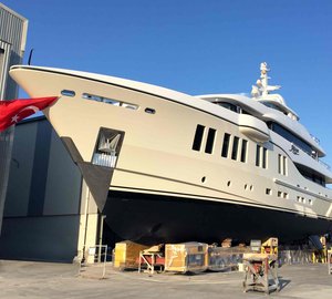 New 41m Motor Yacht RUYA splashes at Alia Yachts in Turkey