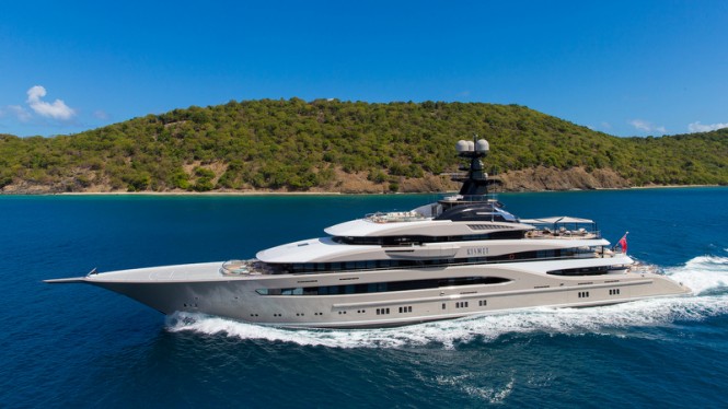 95m superyacht KISMET by LURSSEN - Image credit to Guillaume Plisson